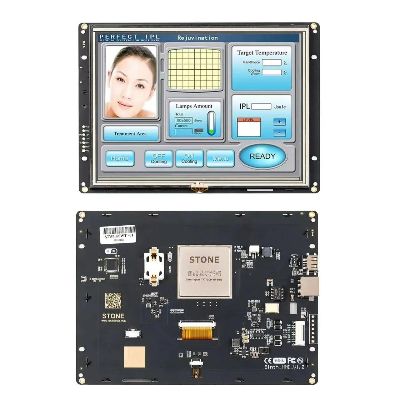 SCBRHMI ÷ STWI080WT-01 - 8.0 HMI    ġ г  Arduino esp32 Բ ۵ϴ UART TFT LCD 